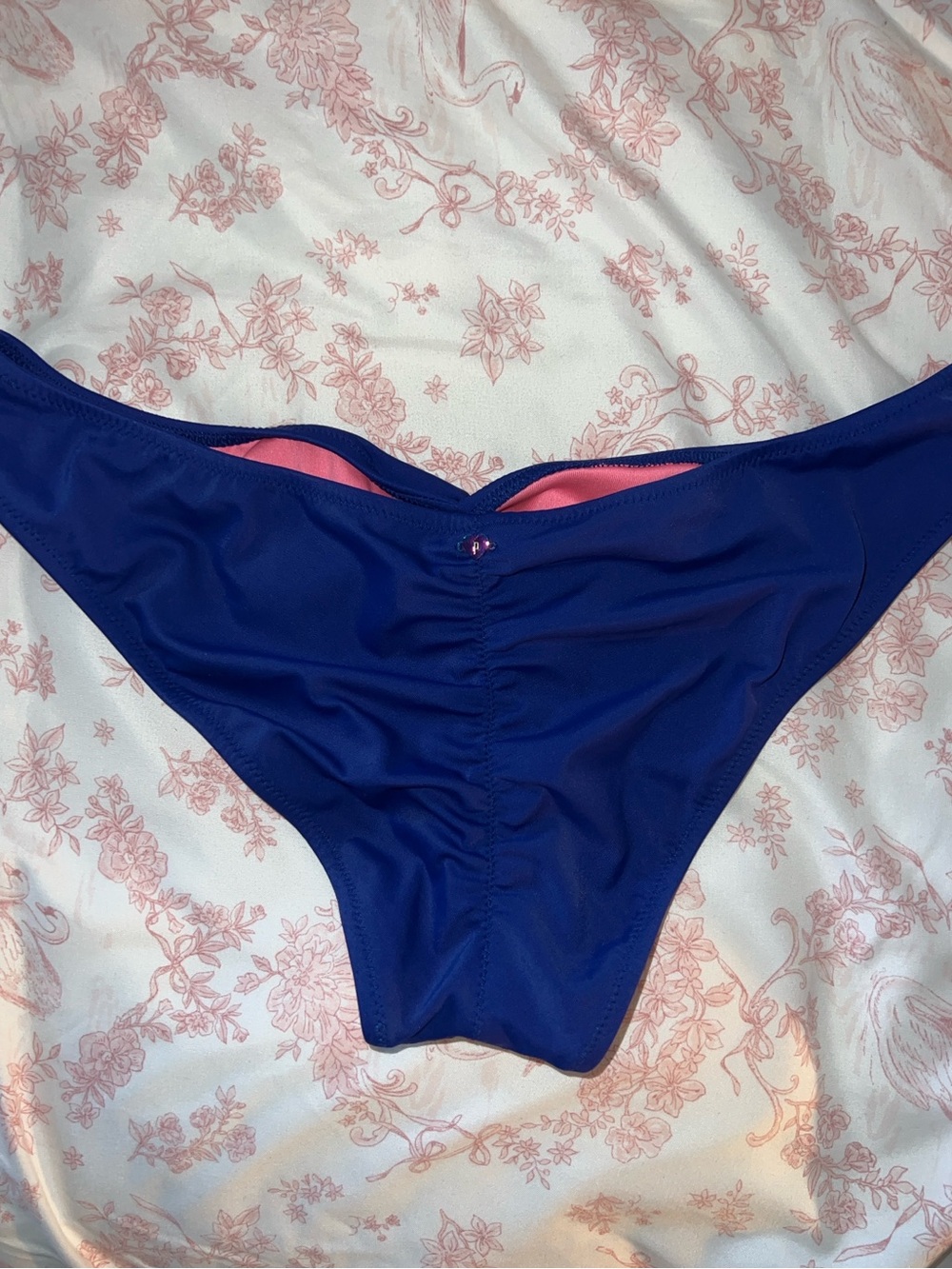 Victoria’s Secret PINK cheeky style navy swimsuit bottoms